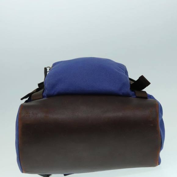 PRADA Backpack Canvas Blue Auth 88293 - Picture 5 of 16